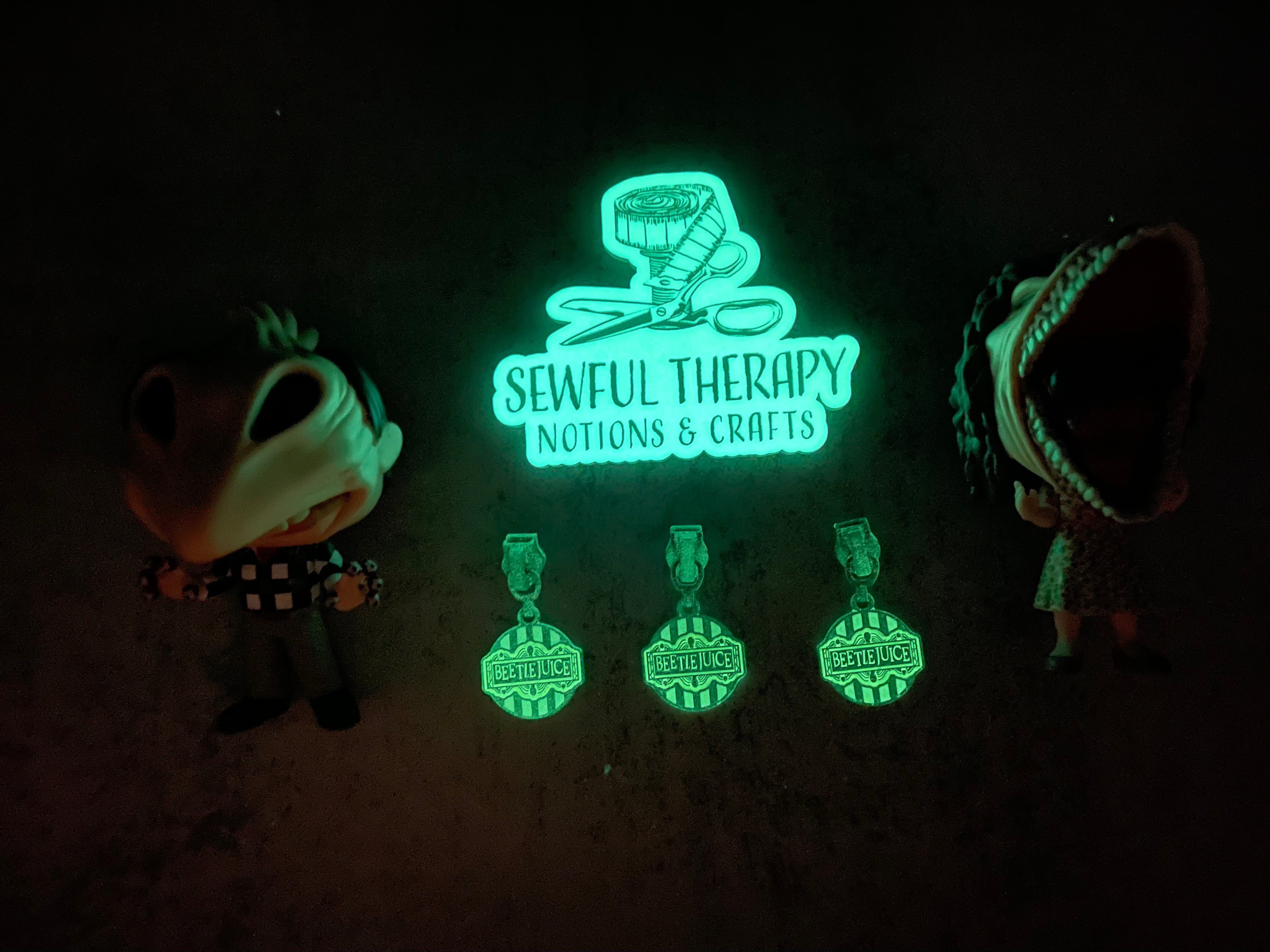 Glow Up: #5 Character Zipper Pulls