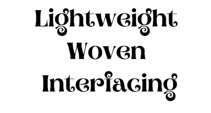 Woven Interfacing - Basic (2 yards)