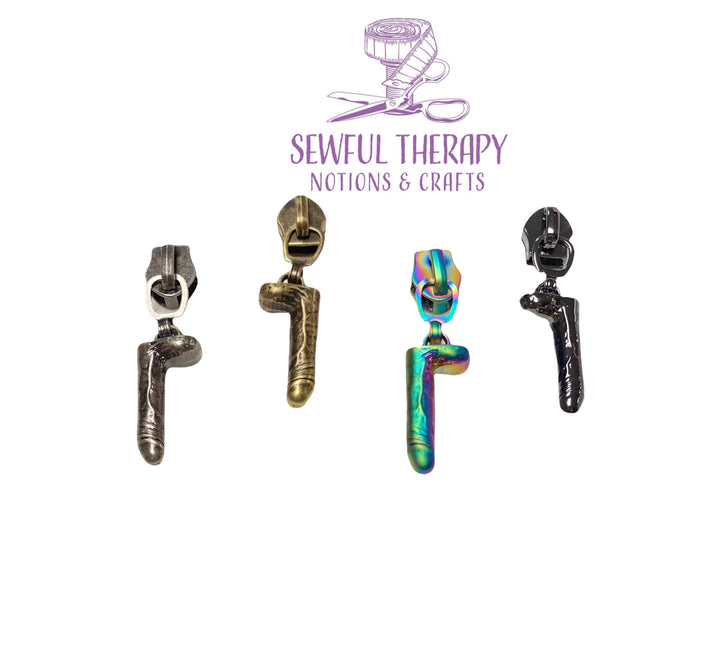 #5 3D Dildo Zipper Pull SSA (Pack of 3)