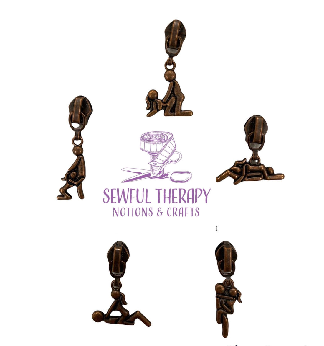 #5 3D S-E-X Positions Zipper Pulls SSA