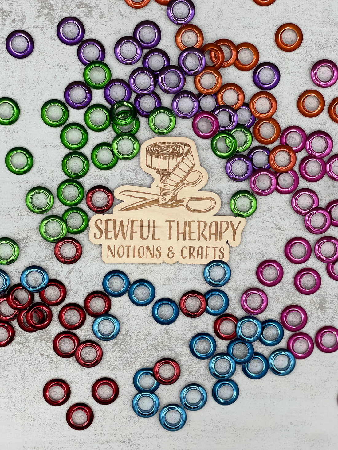 Chroma: Die Press Grommets - 10mm, 16mm (Packs of 5)