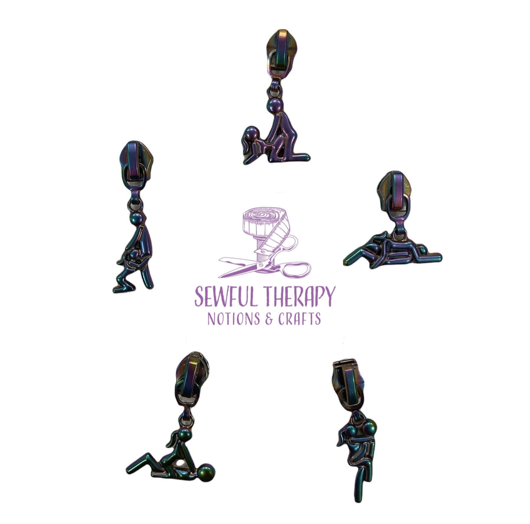 #5 3D S-E-X Positions Zipper Pulls SSA