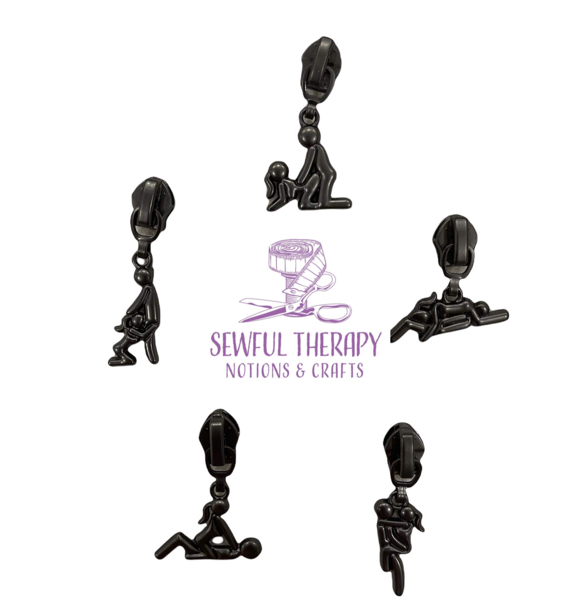 #5 3D S-E-X Positions Zipper Pulls SSA