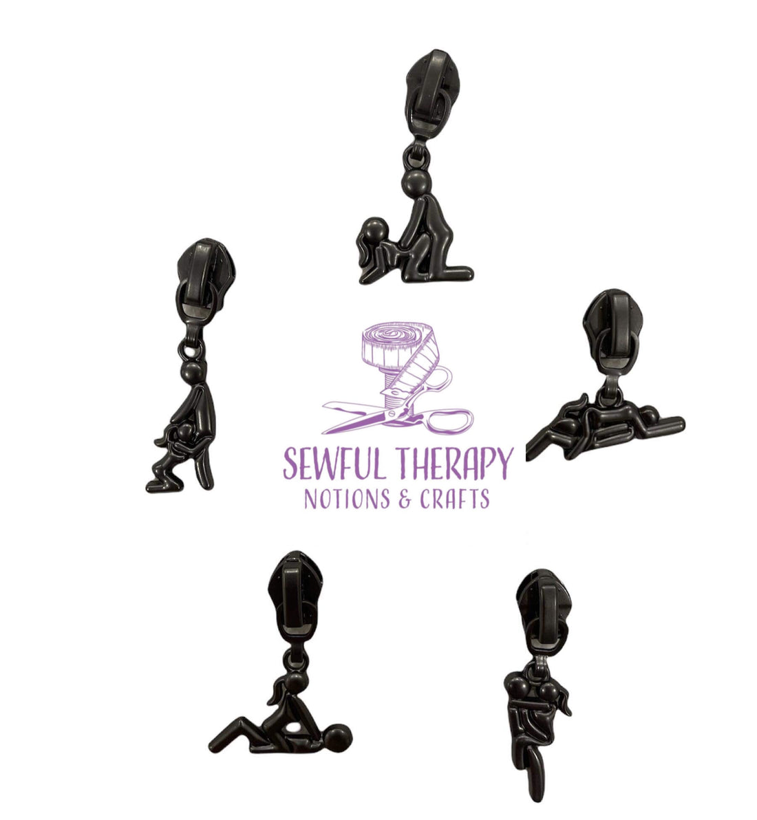 #5 3D S-E-X Positions Zipper Pulls SSA