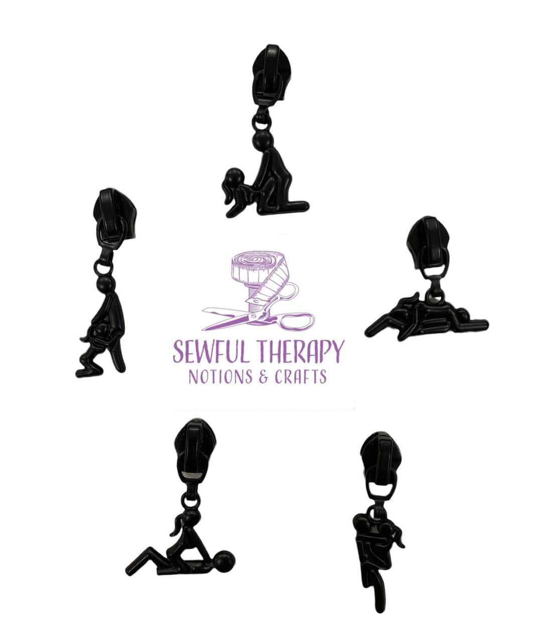 #5 3D S-E-X Positions Zipper Pulls SSA