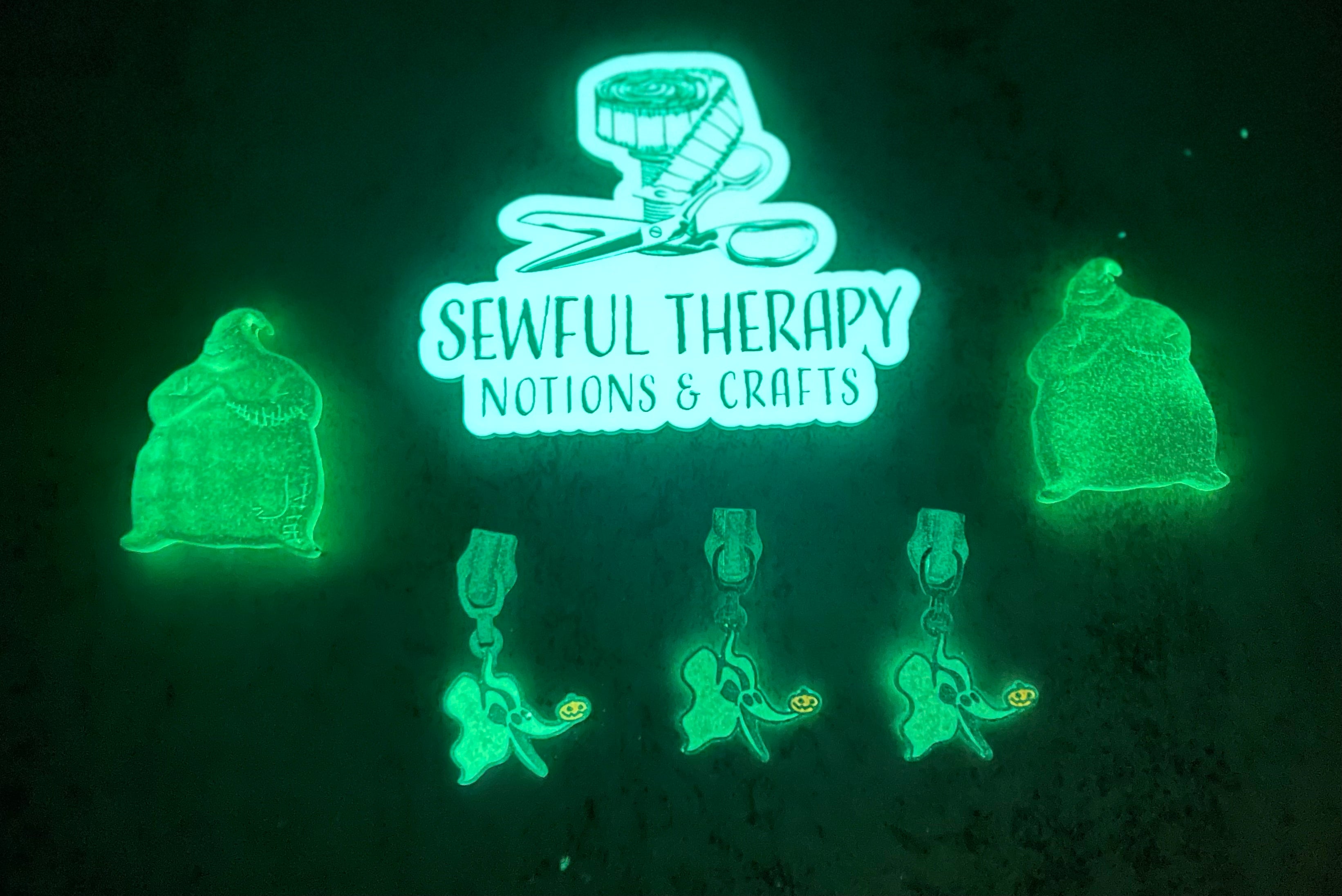 Glow Up: #5 Character Zipper Pulls