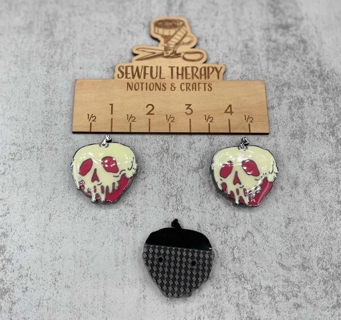 Glow Up: Poison Apple Strap Ends 1.5”