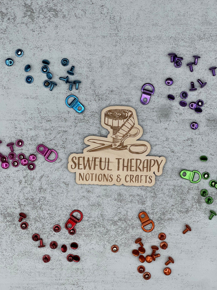 Chroma: Mini D-Rings + Rivets (Pack of 5)