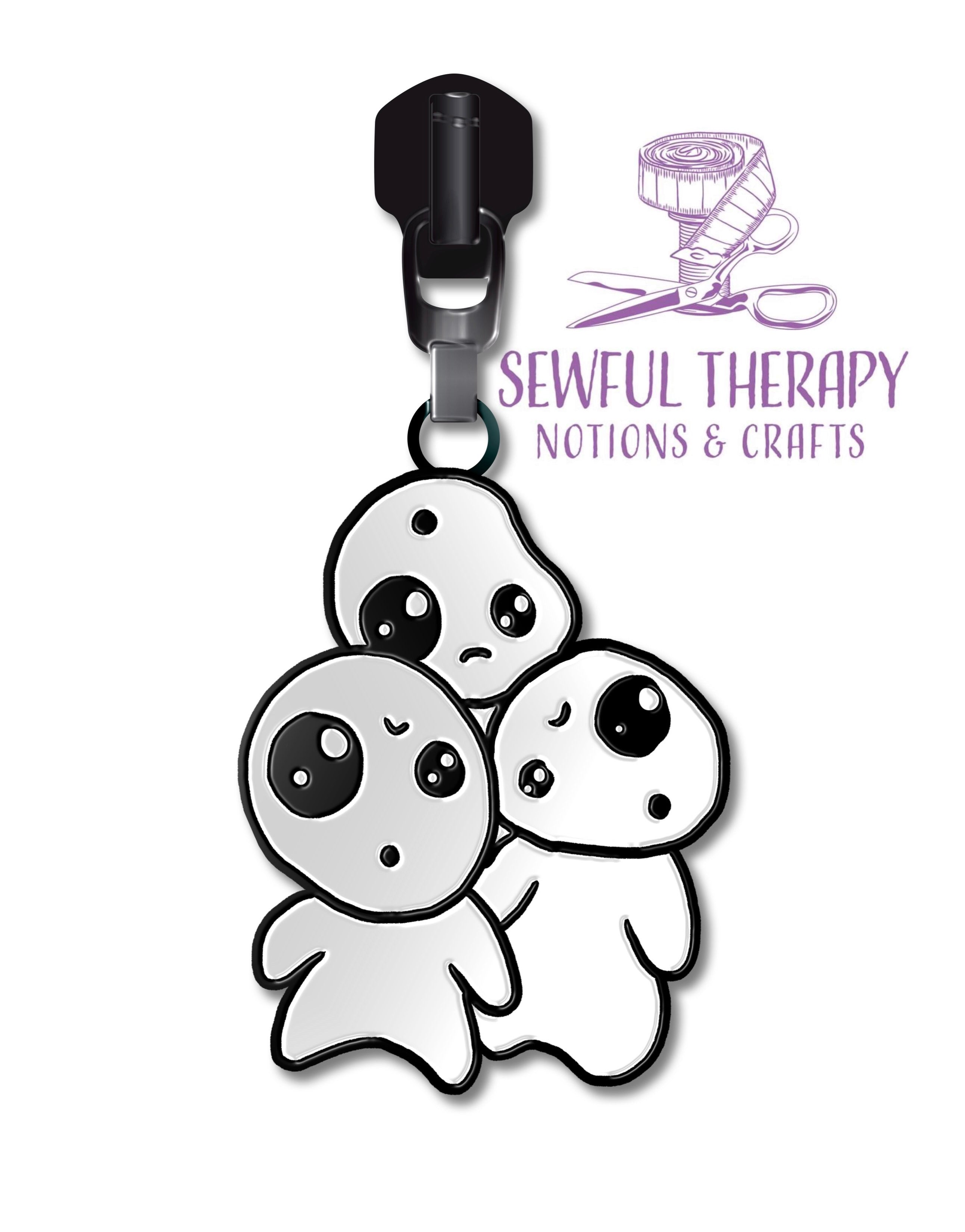 #5 Big Puff and Friends Double Sided Enamel Pulls (Single)