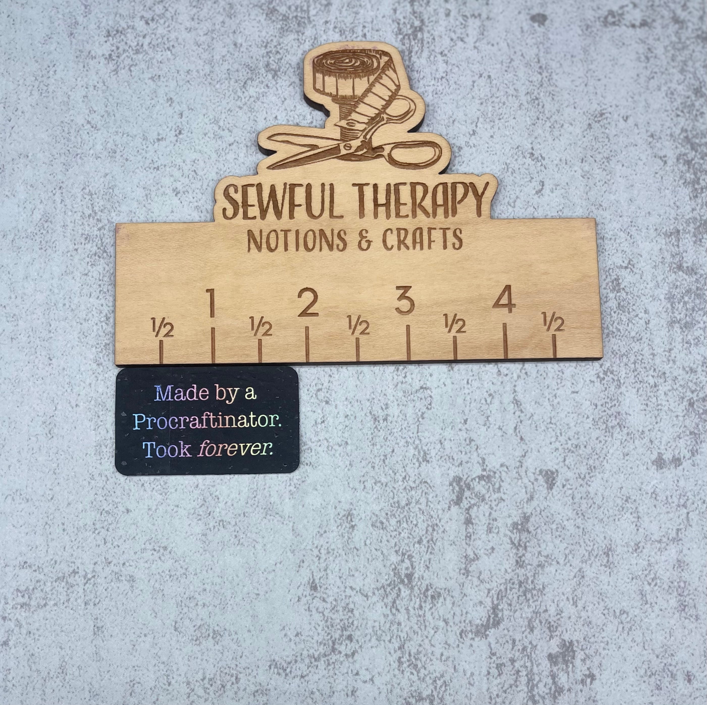 "Made By A Procraftinator" Cork Label Tags
