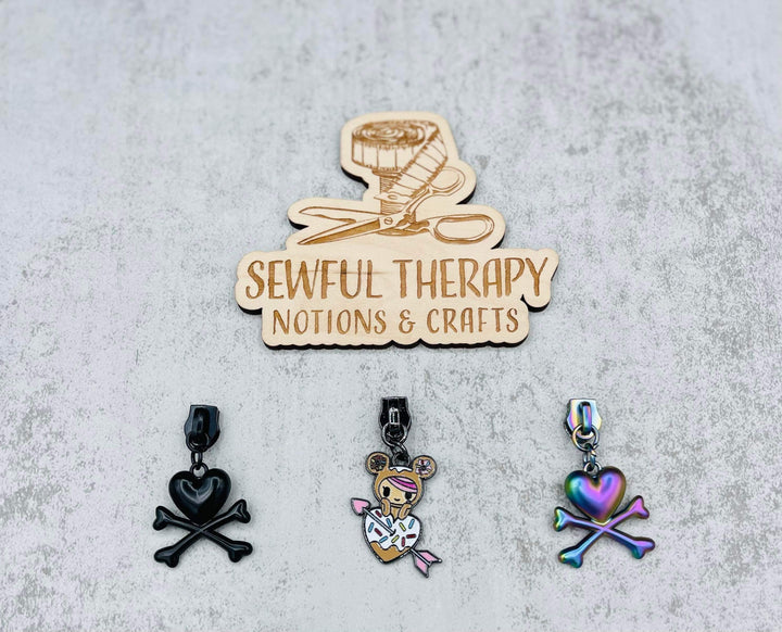 #5 TKDK Love Zipper Pulls (Pack of 3)